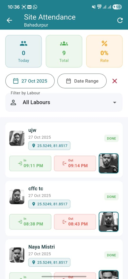 Labor Tracking